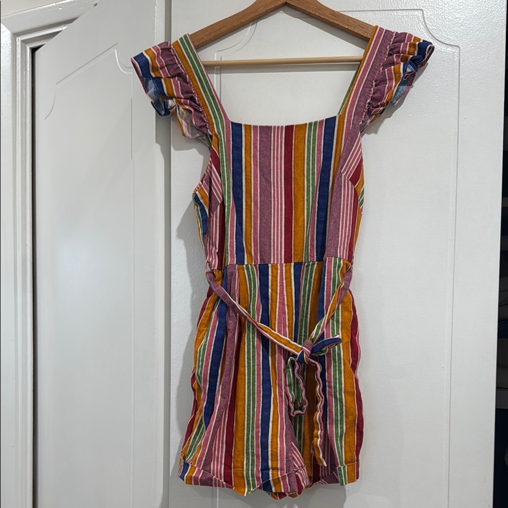 Striped Multicolor Romper